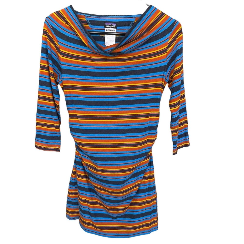 Patagonia Dress Womens XS Multicolor Striped Kamala Outdoor Gorpcore Mini‎